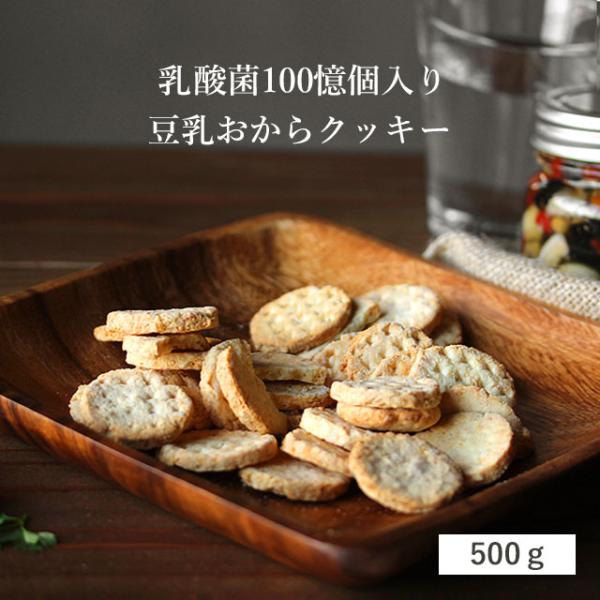 豆乳おからクッキー 乳酸菌100億個入り 500g すごくかたい 硬い ダイエット お菓子 訳あり ポイント消化