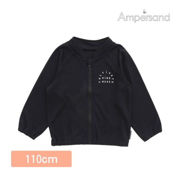 Ampersand アンパサンド プールサイドブルゾン ブラック 110cmUVカット F.Oインターナショナル エフオー 子供 おしゃれ 男の子 女の子 海 プール