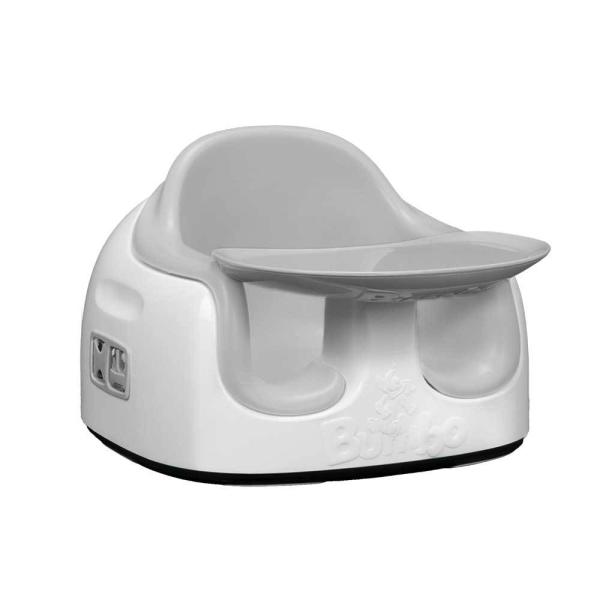 他サイト： バンボ Bumbo バンボマルチシート クールグレー ブラックベース 3点式座席ベルト・大人用イス固定ベルト付き バンボチェア ベビーチェアの商品画像