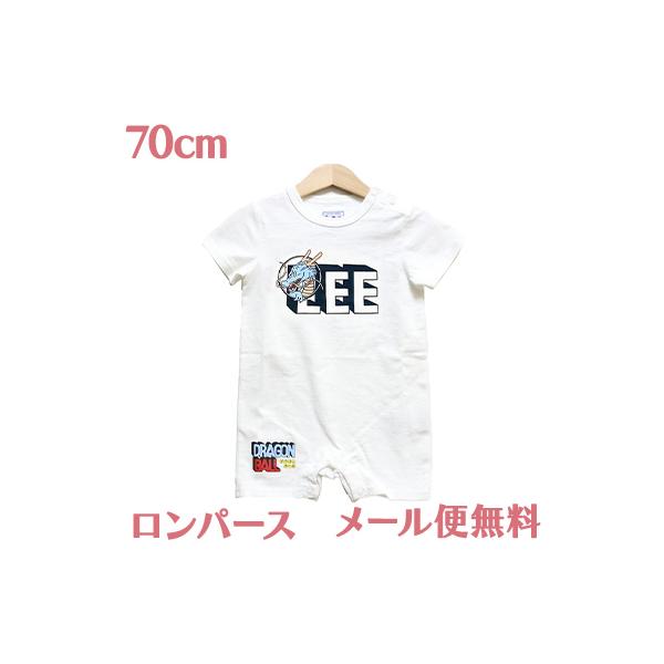 Lee×ドラゴンボール ロンパース 赤ロゴ ホワイト 70cm ベビー服 :u538657:ナチュラルリビング ママ・ベビー 通販  
