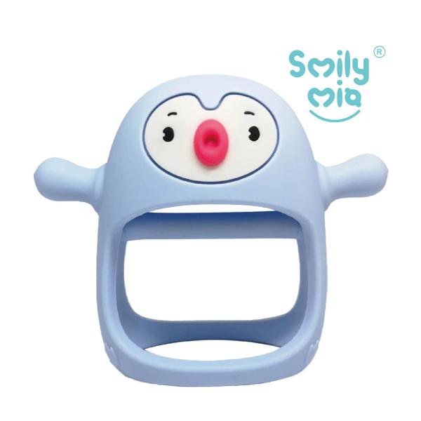 Smily Mia (スマイリーミア) ウェアラブル歯がため ペンギン グレーしっかり握れて落っこちにくいウェアラブル歯がため　手首にすっぽりはまり、握りやすい形状で赤ちゃんもごきげん♪機能性も可愛さも兼ね揃えた新しい歯がためです。まだ自分...