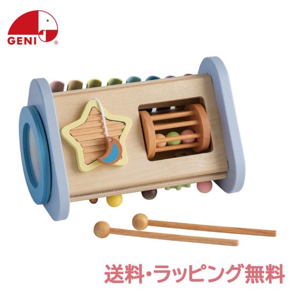 大きな可愛いお星さまをモチーフに、夜空をイメージしたおしゃれなカラーリングのティンクルシンフォニー！鉄琴・ドラム・ギロ・ラトル・歯車などの色んな音あそびを通して、音感を優しく、情緒を豊かに育みます。鉄琴・ドラムを「たたく」、ラトル・歯車を「...