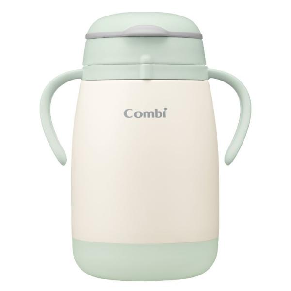 コンビ ラクマグ ステンレス 漏れないストロー large ストローマグ トレーニング 漏れない ベビー食器 水筒 子供用 赤ちゃん ベビー 魔法瓶 食洗器