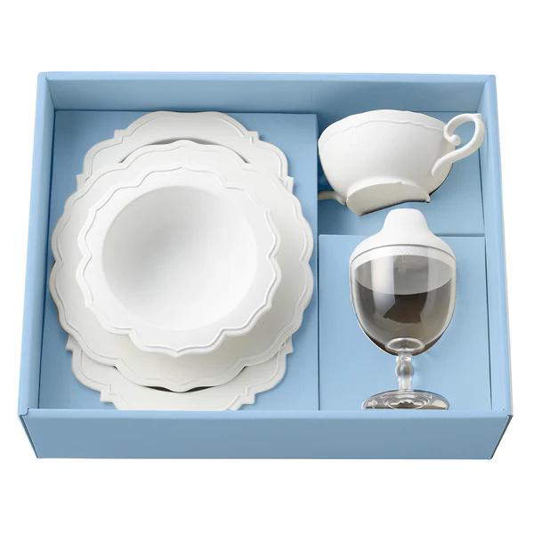 【新品】 reale レアーレ フルセット ホワイト ベビー食器 5点セット ベビー 食器セット REALE レアーレ フルセット ホワイト 食器5点セット