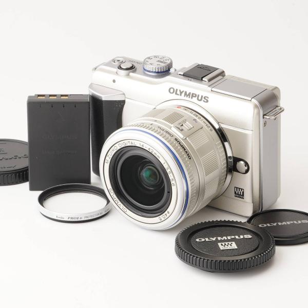 1円スタート】 OLYMPUS PEN E-PL1 レンズ M.ZUIKO DIGITAL 14-42mm 1