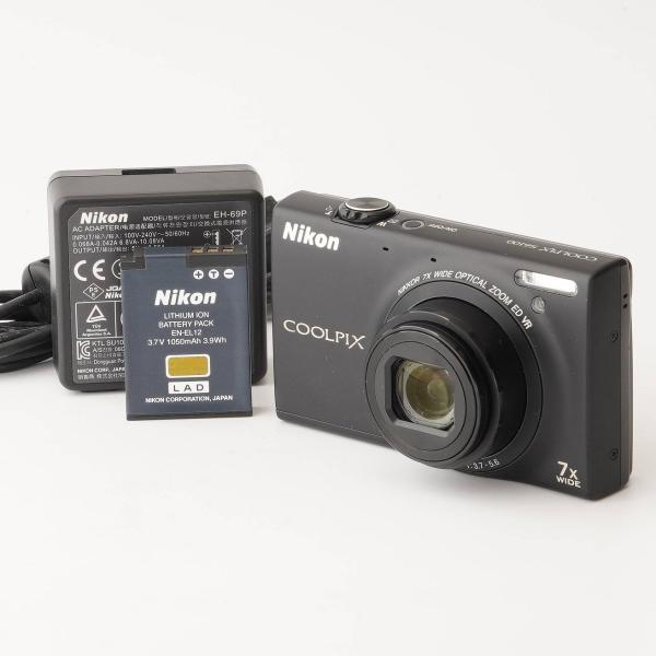 Nikon COOLPIX S6100 黒 7倍ズーム デジタルカメラ ニコン（Nikon） Nikon COOLPIX S6100 ノーブルブラック 7x 広角ズーム