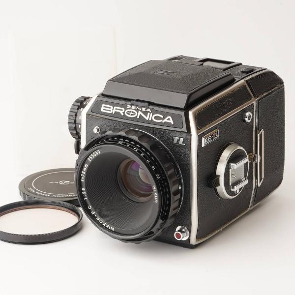 フィルムカメラ ZENZA BRONICA EC-TL + NIKKOR P 75mm f2.8 フィルムカメラ ZENZA BRONICA EC-TL + NIKKOR P 75mm f2.8 ゼンザ