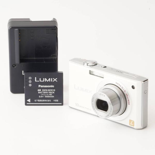【美品】Panasonic LUMIX DMC-FX35 ホワイト　動作確認済 Panasonic パナソニック LUMIX DMC-FX35 シェル ホワイト