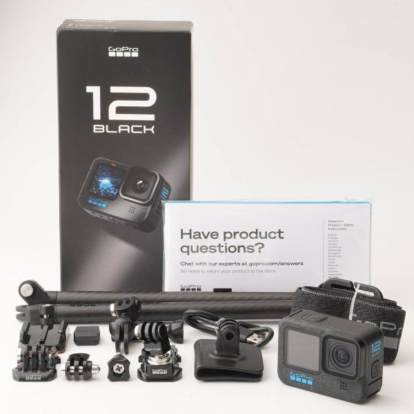 GoPro HERO12 Black / Boom + 粘着性ベースマウント