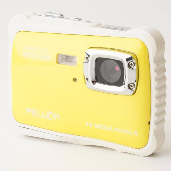 PELLOR 防水カメラ キッズ トイカメラ トイデジ イエロー
