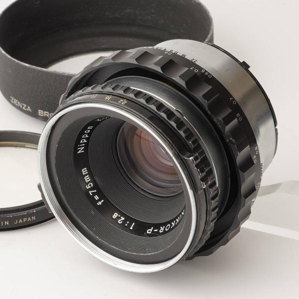 ニコン Nikon NIKKOR-P 75mm F2.8  ブロニカ S S2 S2A EC用