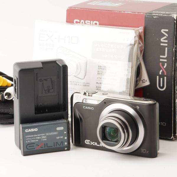 美品 CASIO EXILIM EX-H10 光学10倍ズーム 高倍率 コンデジ CASIO（カシオ） Casio EXILIM EX-H10 ブラック 10x 光学ズーム