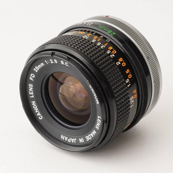 キヤノン Canon FD 28mm F2.8 S.C. FDマウント