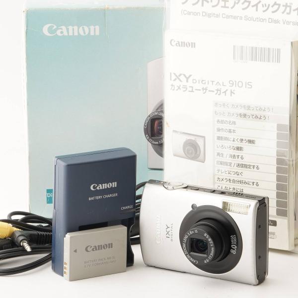 キヤノン Canon IXY DIGITAL 910 IS シルバー 3.8x 光学ズーム