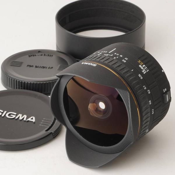 シグマ Sigma 15mm F2.8 EX フィッシュアイ Fisheye 180° キヤノン  EFマウント