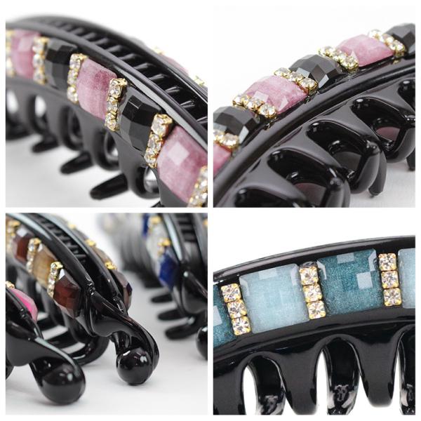 バナナクリップ 大きめ シンプル ラインストーン付き 使い方 おしゃれ ヘアアクセサリー レディース テレワークもおしゃれに Acch081 Natural Berry Acc 通販 Yahoo ショッピング