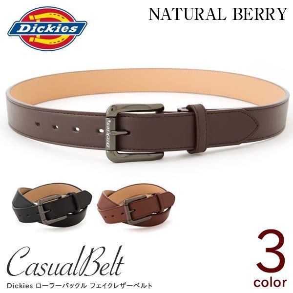Dickies（ディッキーズ） 35mm幅 ロゴデザイン ローラーバックル