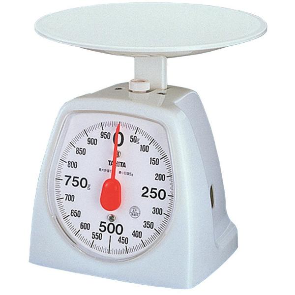 タニタ tanita クッキングスケール キッチン はかり 料理 アナログ 1kg 5g単位 日本製 ホワイト 1439-OR