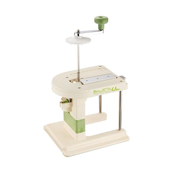 【商品概要】外寸 :240×220×H300mm製品重量:1.8kg材質:本体:強化ABS ナイロン【商品説明】説明商品紹介必要なときに手軽に使えて、後始末もラクなコンパクト機厚み調節：0~2.5mm刃物スライド機構φ240までのキャベツが...
