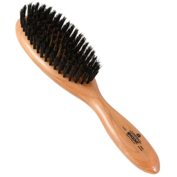G.B.KENT ミディアムブリッスル ヘアブラシ 高級豚毛 英国王室御用達