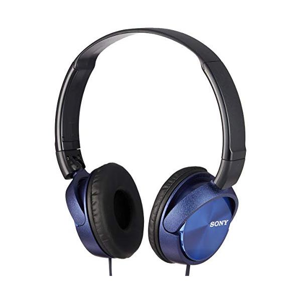 ソニー ヘッドホン MDR-ZX310 : 密閉型 折りたたみ式 ブルー L