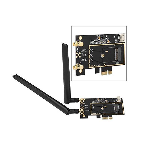【商品概要】PCI-E M.2 / NGFFカードパッシブアダプタは、ハーフサイズのマイクロカードNGFFをUSB 9ピンヘッダーまたは標準のPCI-Express 1xスロットに変換するデスクトップコンピュータのワイヤレスアプリケーション...