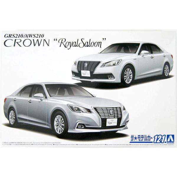 青島文化教材社 1/24 ザ・モデルカーシリーズ No.121 トヨタ GRS210/AWS210 クラウン ロイヤルサルーンG 2015 プラモデル