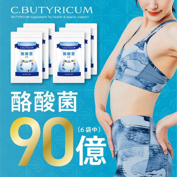6袋で酪酸菌90億個】『酪酸菌 EX 60粒 6個セット』(約6ヶ月分 6袋で酪酸菌90億個】『酪酸菌 EX 60粒 6個セット』(約6ヶ月分