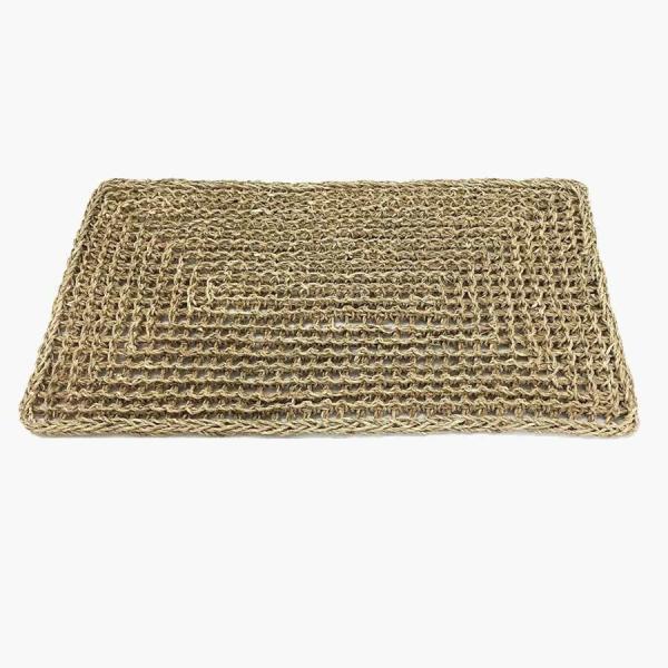 バスマット シーグラス い草ラグ い草 センター ラグ ミニサイズ コンパクト 60x35cm 玄関マット 温泉マット 天然素材 小さい 小さめ 室内 北欧 アジアン