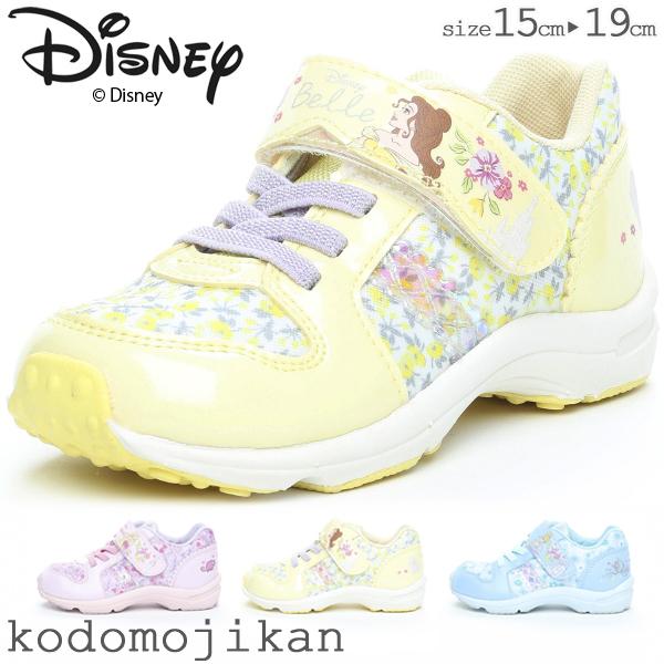 スニーカー 子供靴 キッズ シューズ 靴 ディズニープリンセス シンデレラ ラプンツェル ベル 子供 キャラクター R9003 Dn2 こどもじかん 通販 Yahoo ショッピング
