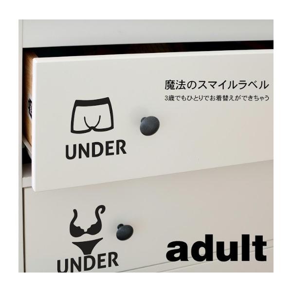 adult アダルト ステッカー 6枚セット 整理整頓 雑誌掲載 片付け シール 収納 ボックス クローゼット 簡単 アイデア ラベル タンス 収納術 コツ おしゃれ ケース