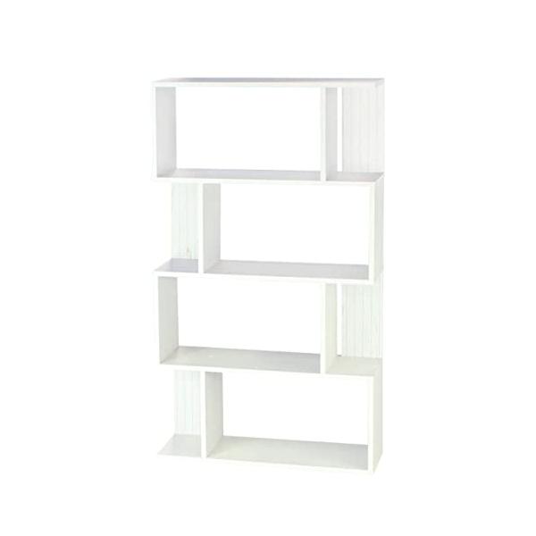 白井産業SHIRAI 飾り棚 オープンラック キアエッセ 幅約80cm 高さ約143