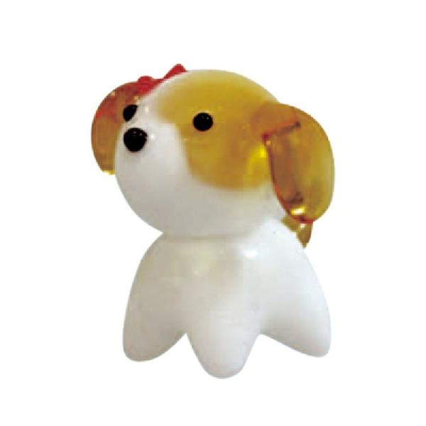 かわいい いぬ 手作り ガラス細工 シーズー