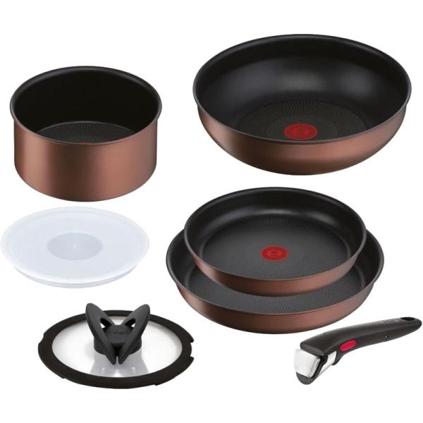 ティファール 取っ手のとれる 鍋 フライパンセット 7点セット IH ガス