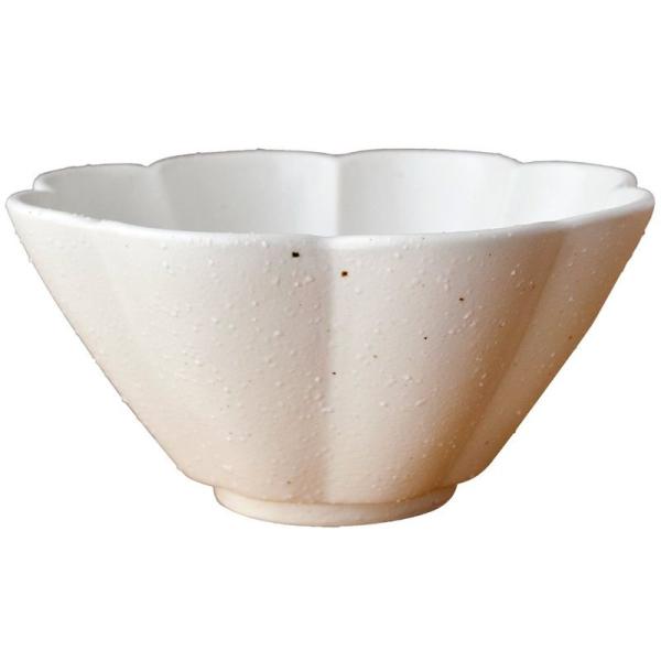 EAST table(イーストテーブル) 花咲き 煮物鉢 13cm 白備前 和食器 minoruba 日本製 レンジ対応 食洗機対応 和食器