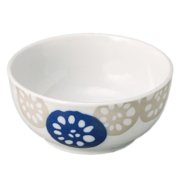丸山陶器(Maruyamatouki) れんこん青4.0鉢 13.3×5.3? 日本製 4137243