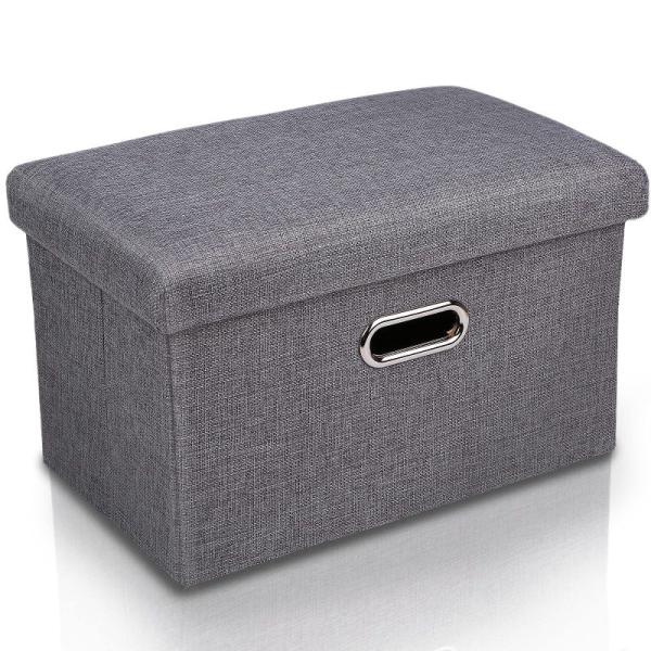 【商品名】　オットマン スツール 整理収納のプロも推薦 折りたたみ式 耐荷重120kg 収納 足置き 椅子 ボックス 持ち運びに便利 フットレスト ふた 【商品説明】　・?y30???????S?i?????z30???????S?i???...