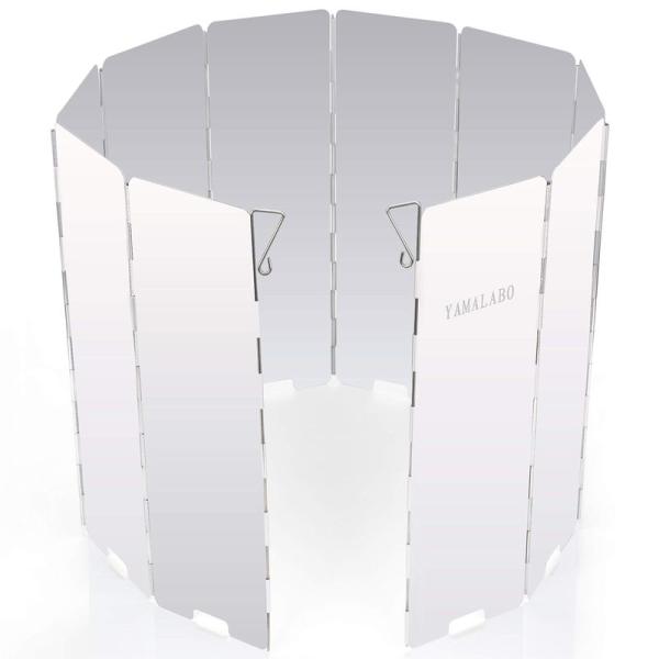 【商品名】　YAMALABO ウィンドスクリーン 焚き火シート スパッタシート 耐火シート 風防 防風 キャンプ 風除け 焚き火台シート かぜよけ アウ 【商品説明】　・?`: ?????? ????24cm 10??・?f??: ?A??...