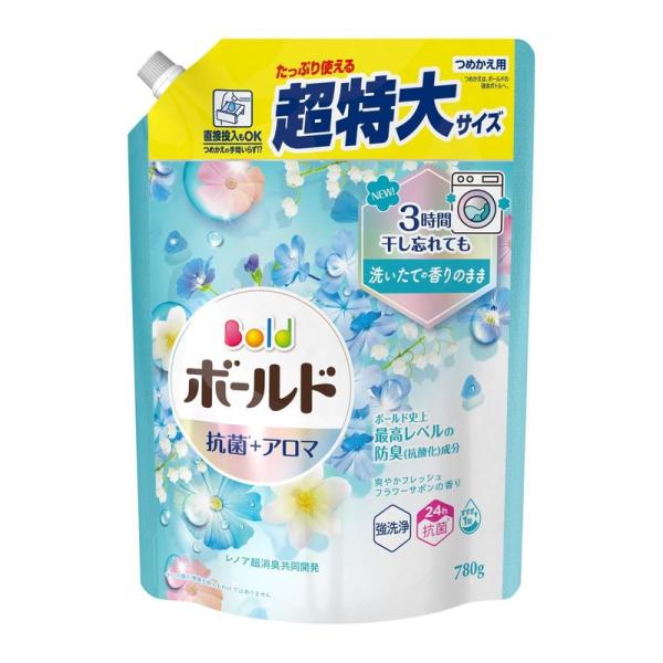 P&G ボールドジェル フラワーサボン 詰替超特大 780g : stonevilleage