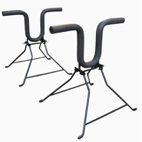 【商品名】　サーフボードのお手入れにサーファーズスタンドポータブルSURFER'S STAND PORTABLU /サーフボードラック サーフィン 【商品説明】　・Y型ヘッドによりレールのリペアにも大変便利・倒れにくい構造で作業が安心・組み...