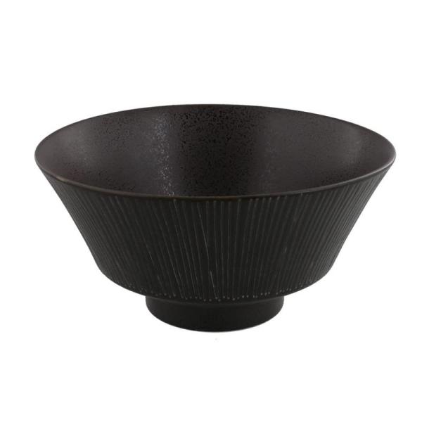EAST table(イーストテーブル) ラーメンどんぶり 18cm Rim wire 黒 日本製 丼 モダン レンジ対応 食洗器対応 11