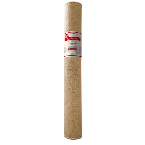 MEIWA 1帖カーペット 滑り止め付 80×170cm 無地 ベージュ SO-80