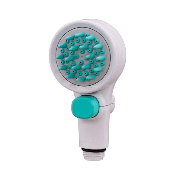 【商品名】　タカギ(takagi) ペット用シャワーヘッド JSB027GY ホワイト 【商品説明】　・ペットを楽に洗うことができるペット用シャワーヘッドです。・最大使用可能水圧：0.7MPa・用途：一般家庭での浴室用品・耐熱温度：60度 ...