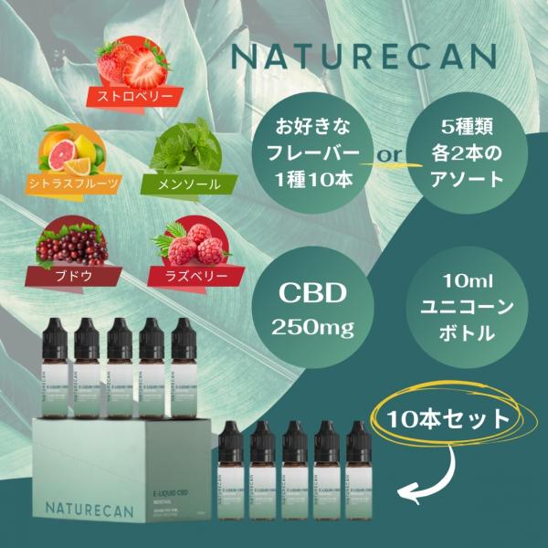 Naturecan CBDリキッド アソート×5本セット | clinicameitan.com.br