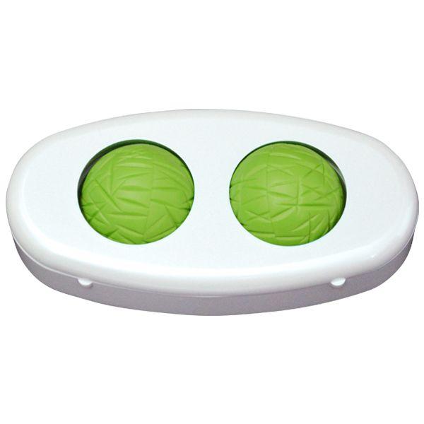 全身どこでも手軽にコロコロ運動。磁気の力で気持ちがいい。・テレビを見ながらお風呂の中でも…。・肩や腕、足、腰…全身コロコロ。・ケースからボールをだして手の平でコロコロ。クルミを模した磁石の玉を、肩や腰にころがすことで気軽に磁気のパワーを体感...