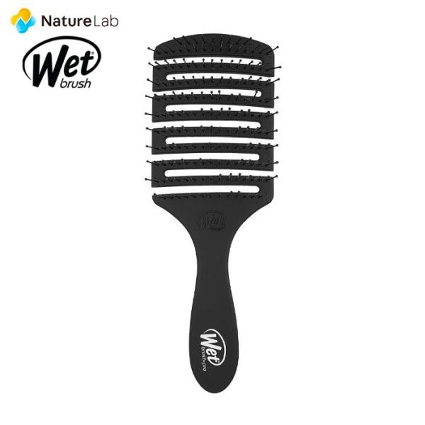 他サイト： ウェットブラシ プロ フレックスドライ パドル ブラック | ヘアブラシ ヘアケア クシ ヘアーブラシ 櫛 ブロー ブラッシング 耐熱 速乾ブラシ くし サラサラ 髪の商品画像