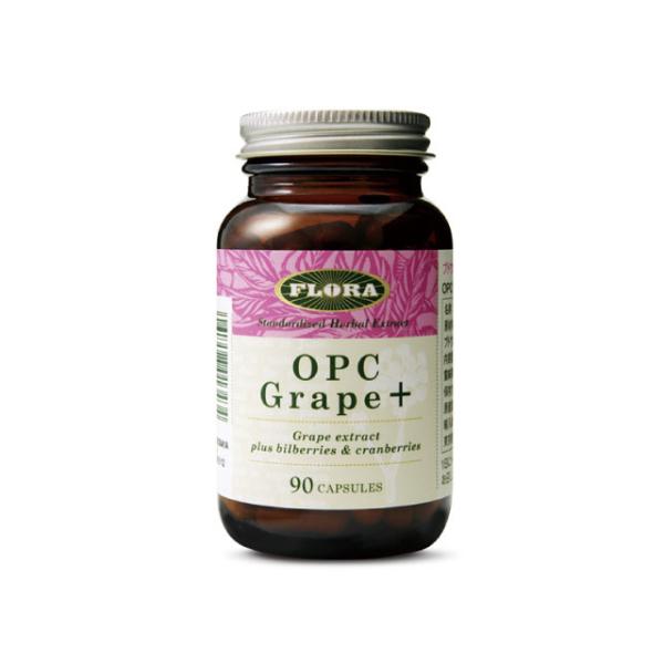 OPCグレーププラス 90カプセル opc grape plus FLORAHEALTH  ポリフェノール クランベリー ビルベリー