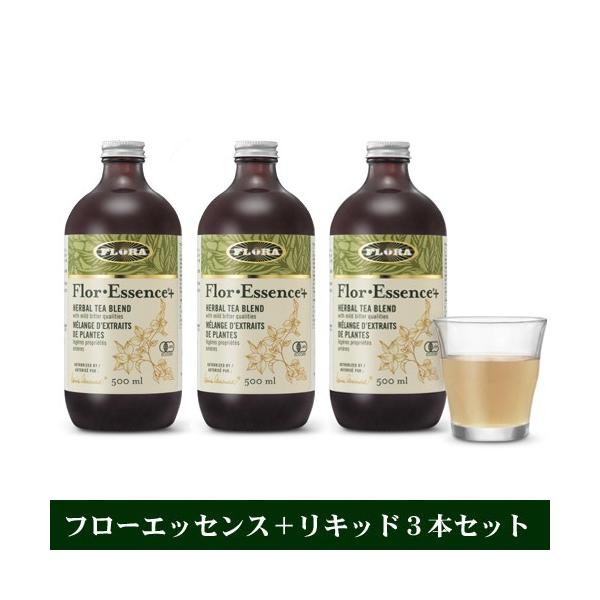 FLORA フローエッセンスプラス リキッド 500ml×3本セット フロー・エッセンス＋ フローラハウス florahealth