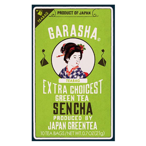 GARASHA（ガラシャ） ティーバッグ 煎茶 2個までメール便（クリックポスト）240円可 日本緑茶センター お土産 japanese green tea Souvenirs from Japan