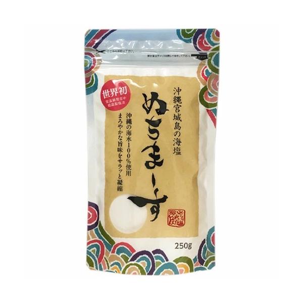 生命に必要な海洋成分に着目し「命の塩」ぬちまーすと名付けました。ぬちまーすは、海洋成分が21種類含まれています。宮城島の太平洋側の海水のみを原料としており、輸入塩、固結防止剤などの添加物は一切使用しておりません。世界唯一の特許製法「常温瞬間...